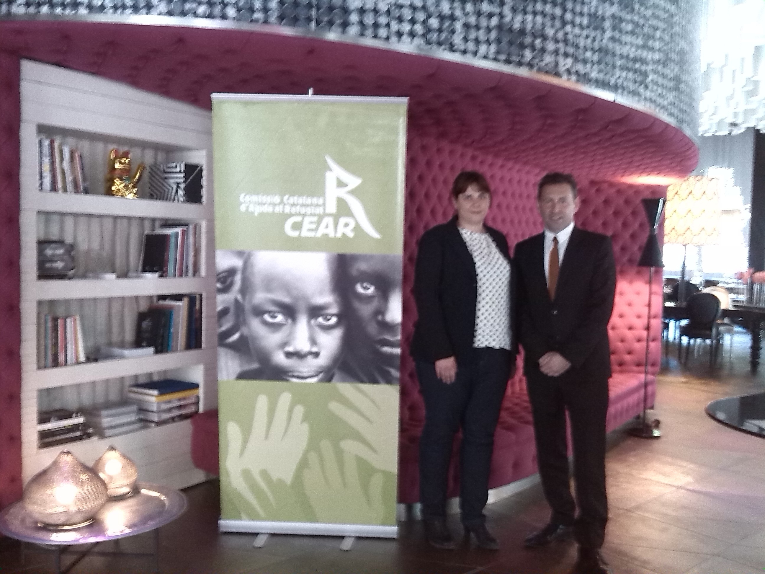 El Hotel Barcelò Raval Y La CCAR Firman Un Convenio De Colaboración En Motivo De Los Premios Al Compromiso Con Las Personas Refugiadas 2014